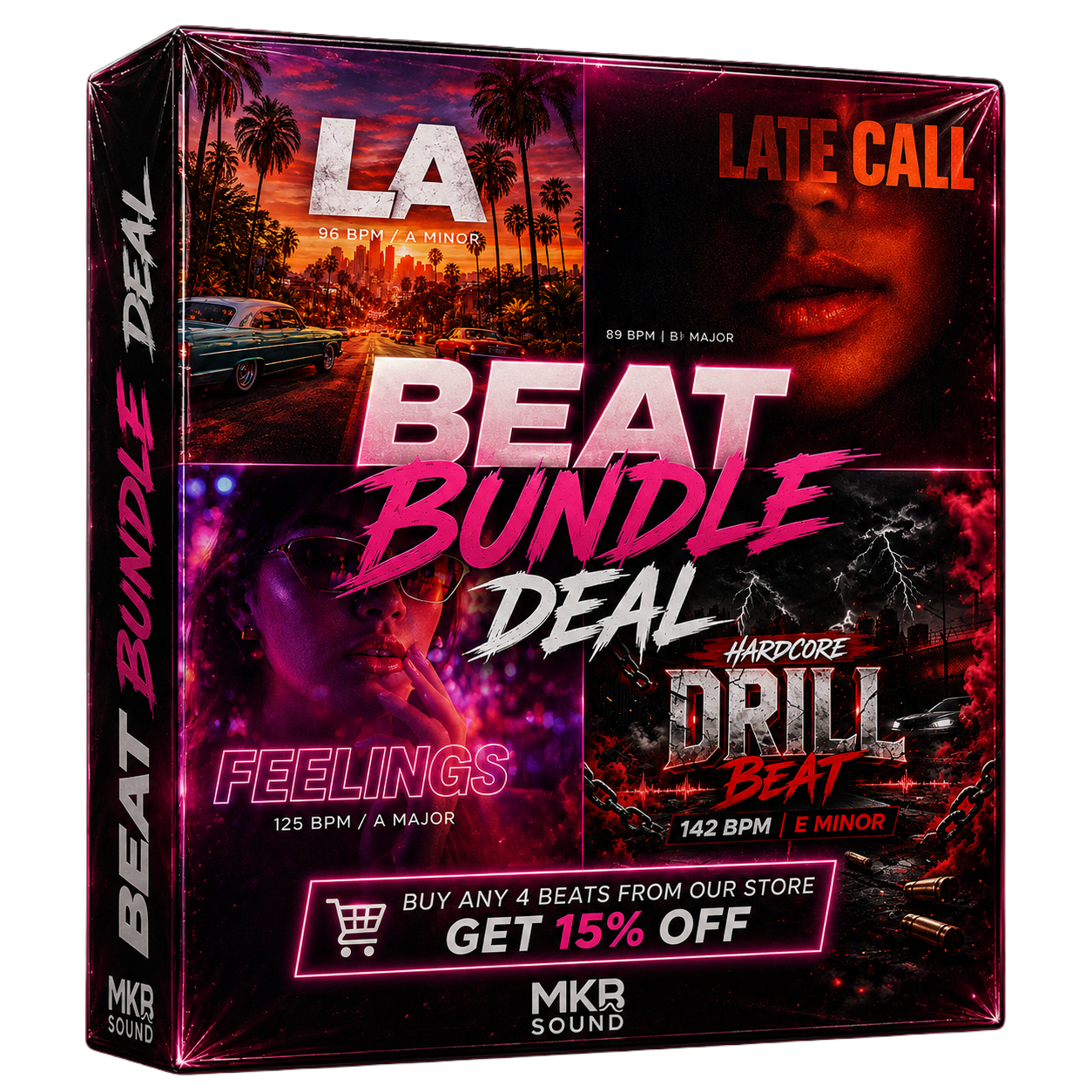 Beat Bundle Deal - Buy 4 Beats Save 15%